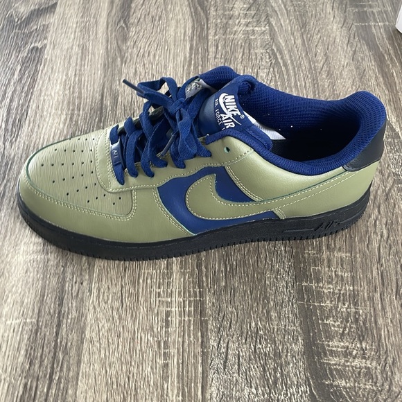 Nike Air Force 1 Low By You ID Men's Green, Blue Size: 10 - Picture 7 of 11
